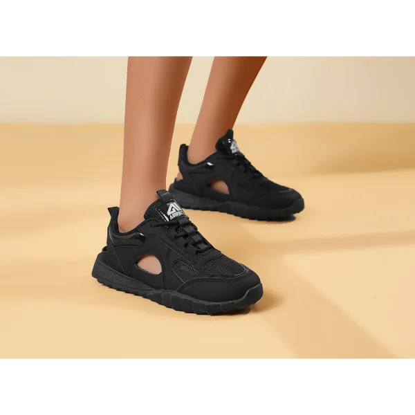 Women's Breathable Thick-Sole Sneakers w/Durable Design, Outdoor Running/Walking Shoes for Gym & Daily Wear - Stylish Comfort - Image 3