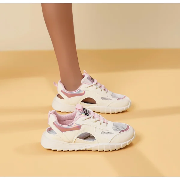 Women's Breathable Thick-Sole Sneakers w/Durable Design, Outdoor Running/Walking Shoes for Gym & Daily Wear - Stylish Comfort - Image 4