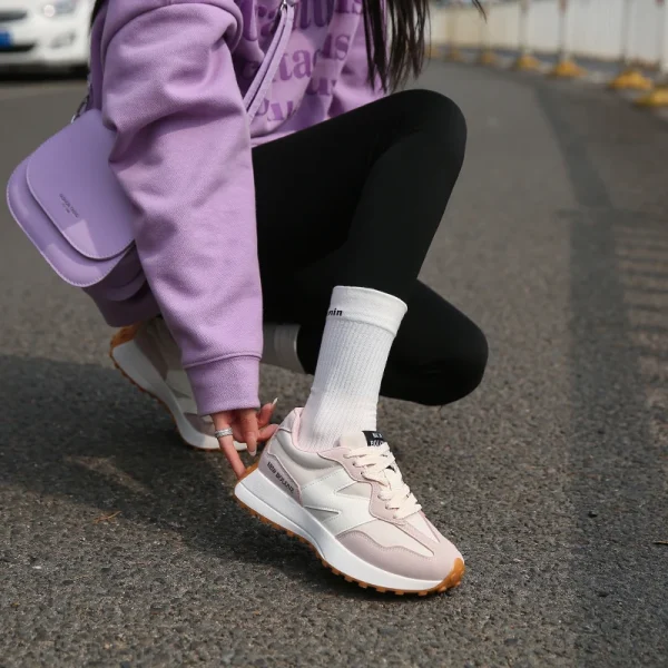 New Women's Causal Sneakers Summer Shoes Woman Fashion Breathable Lace Up Sports Shoes for Women Platform Walking Designer Shoes - Image 4