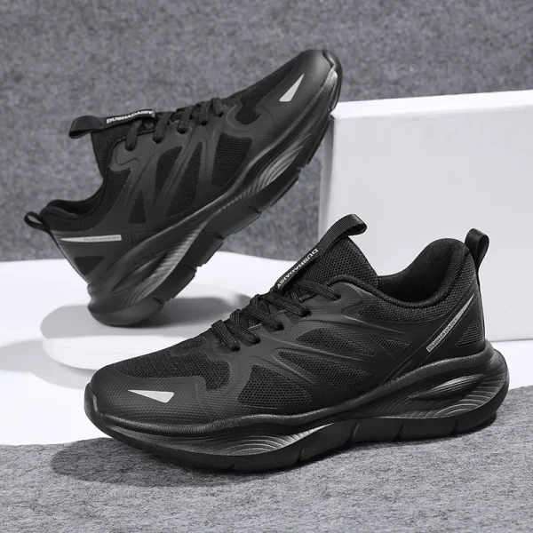 Unisex Summer Running Shoes Lightweight Men Women Fashion Sneakers Original Trainer Breathable EVA Elastic Lace Up Sports Shoes - Image 3