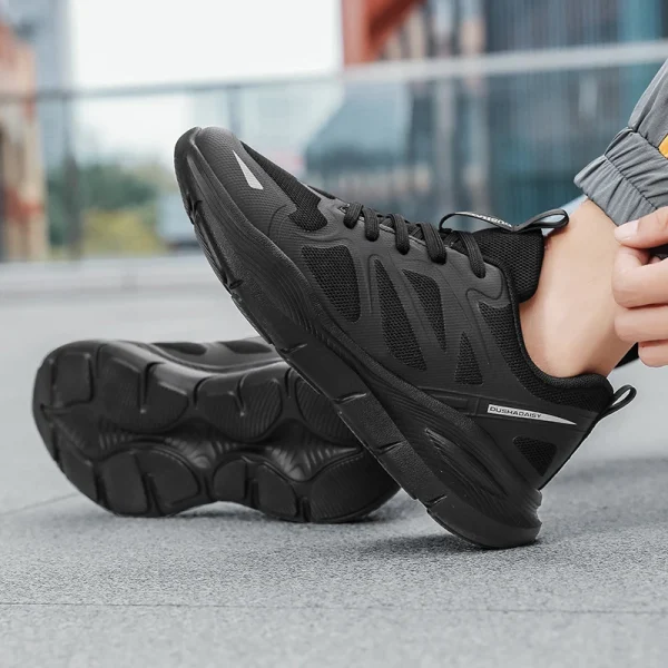 Unisex Summer Running Shoes Lightweight Men Women Fashion Sneakers Original Trainer Breathable EVA Elastic Lace Up Sports Shoes - Image 5