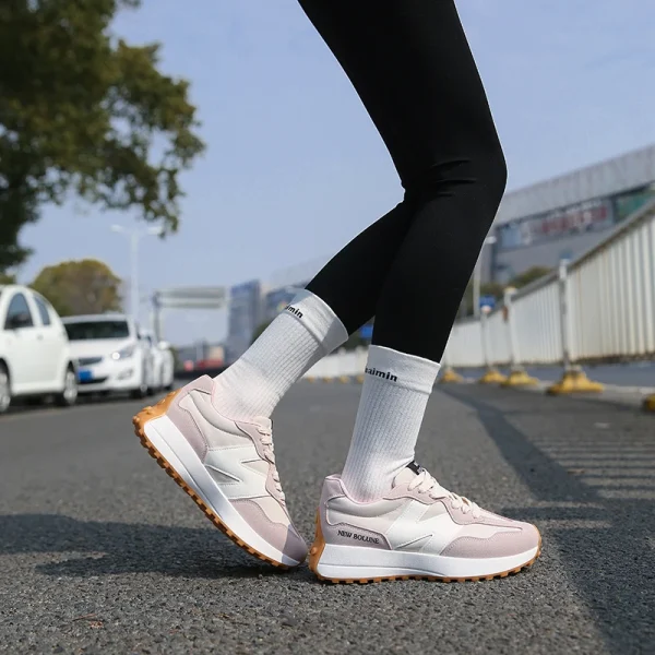 New Women's Causal Sneakers Summer Shoes Woman Fashion Breathable Lace Up Sports Shoes for Women Platform Walking Designer Shoes - Image 3