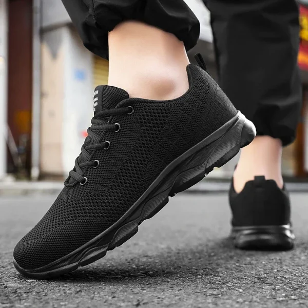 New Men's Shoes Breathable Casual Sneakers Summer White Running Shoes Lightweight Soft Sports Shoe for Male Large Size 35-45 - Image 5